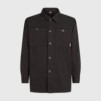 Twill Overshirt | Black Out