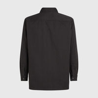 Twill Overshirt | Black Out