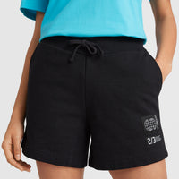 Sand Angel High-Waist Sweatshorts | Black Out