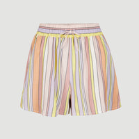 Amiri High-Waist Beach Shorts | Multi Stripe