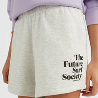 Future Surf Jogger Shorts | White Melange