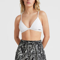 Java Wave High-Waist Shorts | White . Black Comic Seaweed