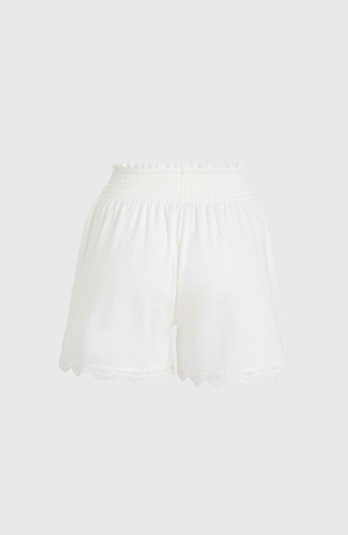 Essentials Ava Smocked Shorts | Snow White