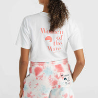 Women Of The Wave Sweat Shorts | Pink Ice Cube Tie Dye