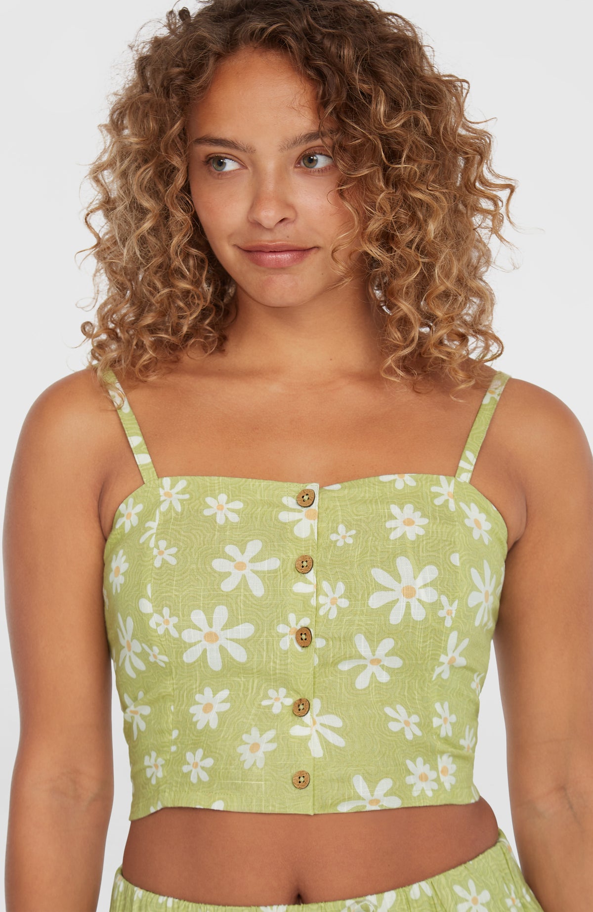 Beach Vintage Shorts | Green Daisyline
