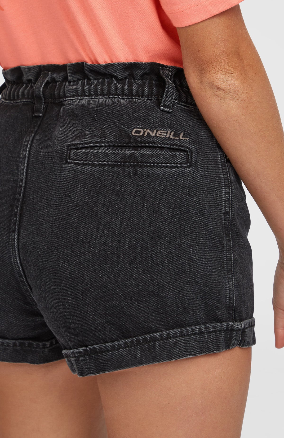 Tasia Paperbag Shorts | Black Out