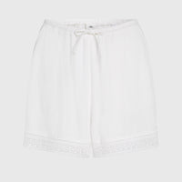 Essentials Embroidery Shorts | Snow White