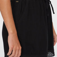 Essentials Embroidery Shorts | Black Out