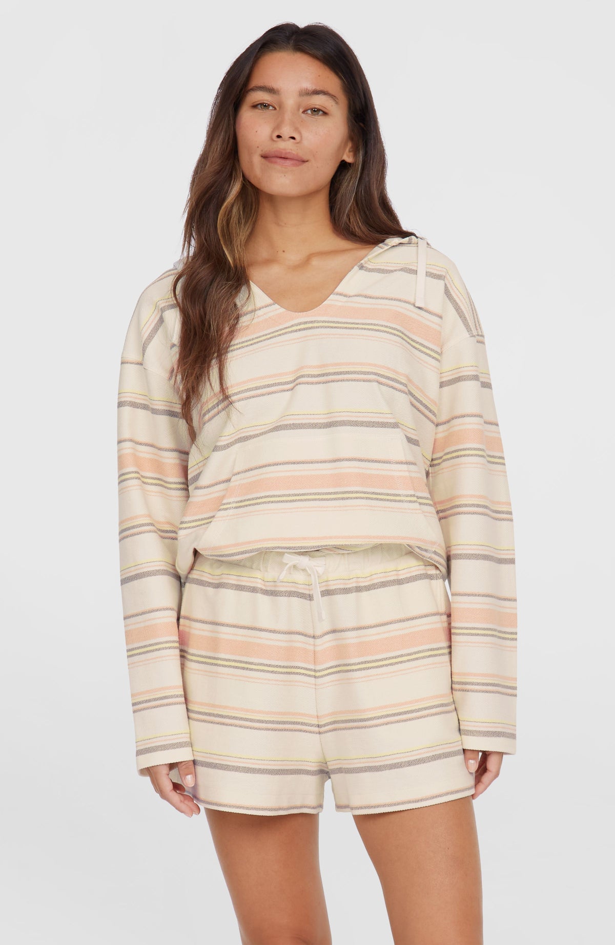 Bavaro Shorts | White Bavarro Stripe