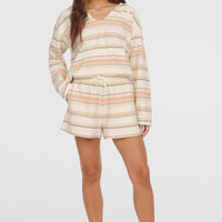 Bavaro Shorts | White Bavarro Stripe