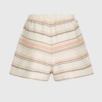 Bavaro Shorts | White Bavarro Stripe