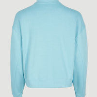 Cove Half Zip Crew Sweatshirt | Blue Topaz