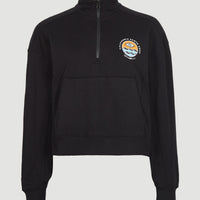 Cove Half Zip Crew Sweatshirt | Black Out