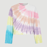 Women Of The Wave Crew Sweatshirt | Blue Tie Dye