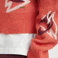 Anchorage Knit Pullover | Red Knit Mountains