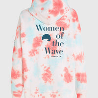 Women of the Wave Hoodie | Pink Ice Cube Tie Dye