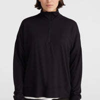 Half-Zip Sweatshirt | Black Out