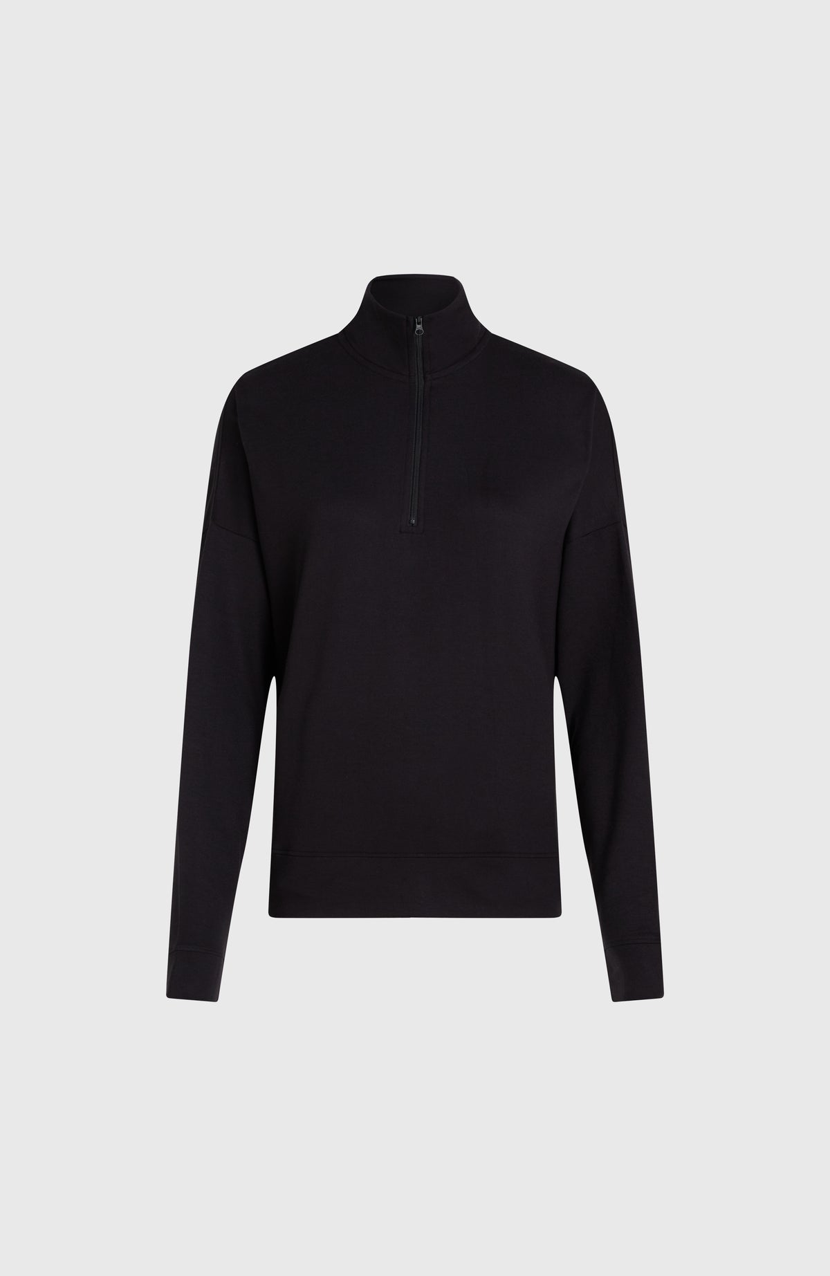 Half-Zip Sweatshirt | Black Out