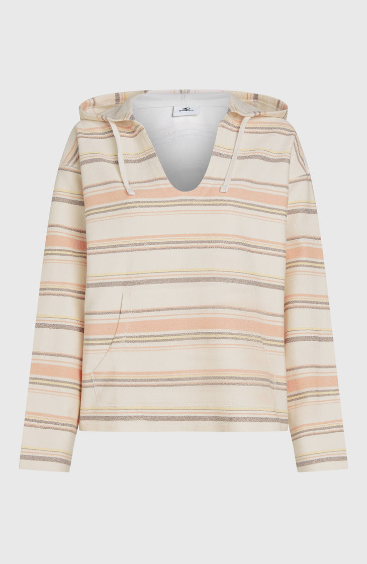 Bavaro Hoodie | White Bavarro Stripe