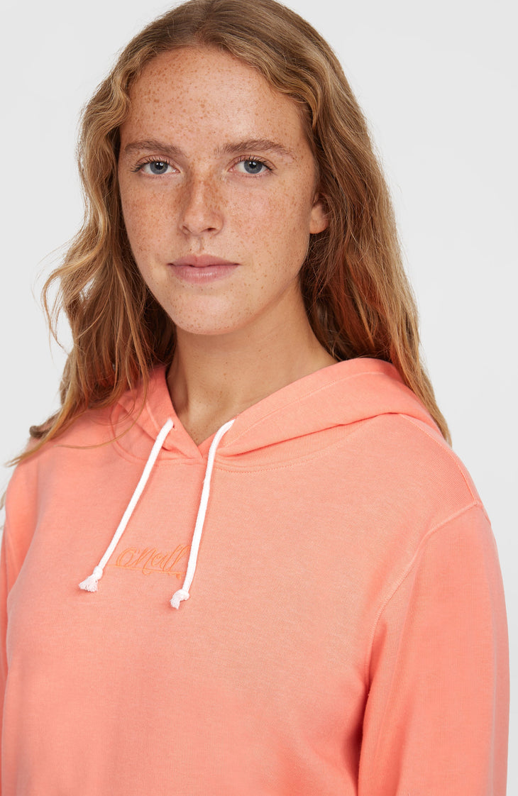 Essentials O'Neill Script Hoodie | Coral Pink