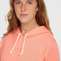 Essentials Script Hoodie | Coral Pink