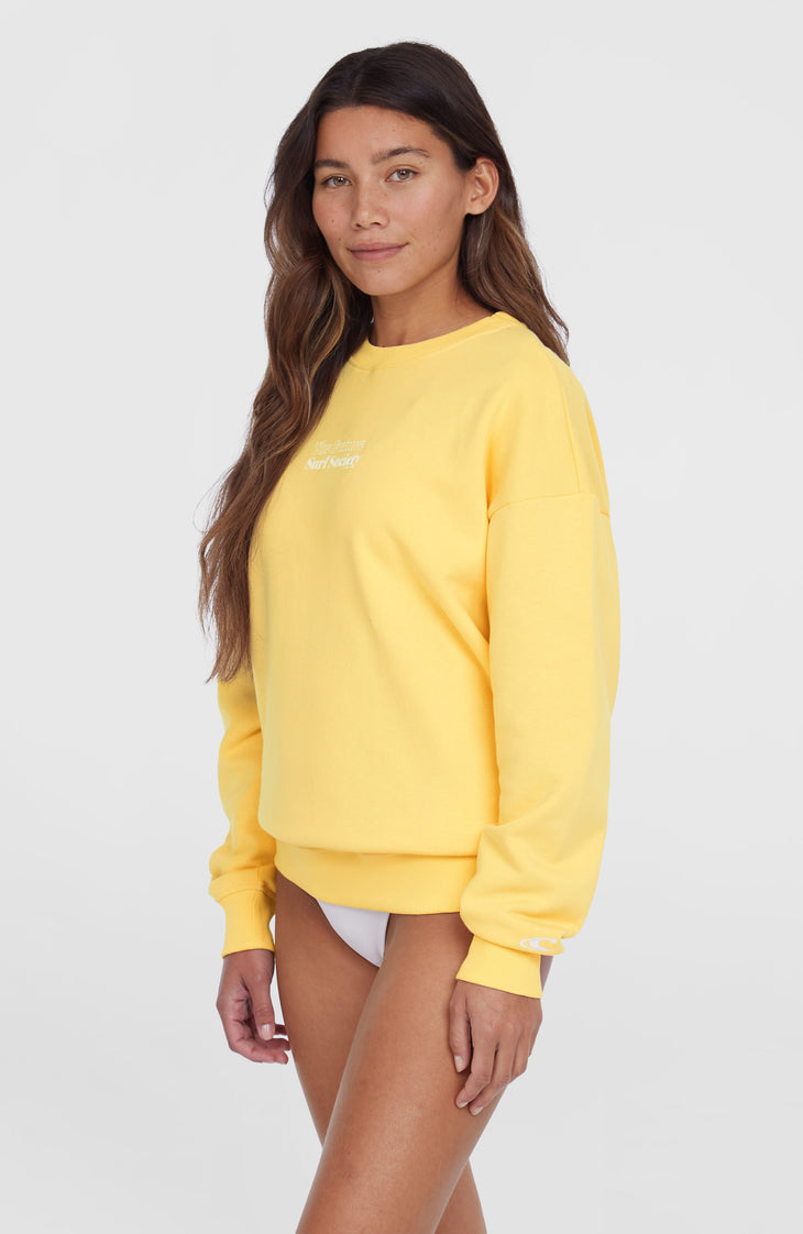 Future Surf Crew Sweatshirt | Tender Buttercup