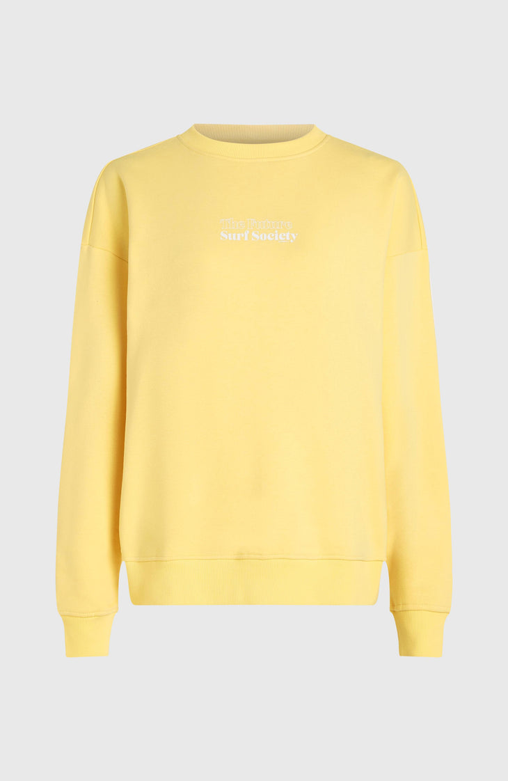 Future Surf Crew Sweatshirt | Tender Buttercup