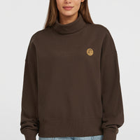 O'Riginals High-Neck Crew Sweatshirt | Coffee Bean