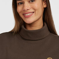 O'Riginals High-Neck Crew Sweatshirt | Coffee Bean