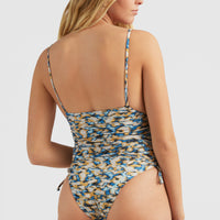 Valley Swimsuit | Blue Minimal Camo