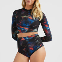 Hyperfreak Longsleeve Swimsuit Set | Black Future Fade