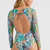 Ocean Mission Swimsuit | Blue Comic Seaweed