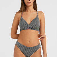 Baay - Maoi Bralette Bikini Set | Black Simple Stripe