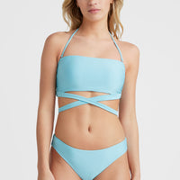 Jen - Maoi Bandeau Bikini Set | Blue Topaz