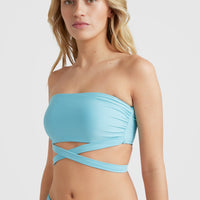 Jen - Maoi Bandeau Bikini Set | Blue Topaz