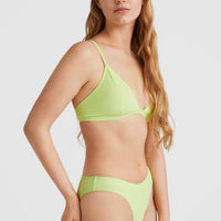 Alia - Cruz Triangle Bikini Set | Sunny Lime