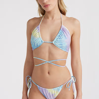 Kat Becca Women Of The Wave Triangle Bikini Set | Blue Tie Dye