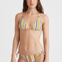 Capri - Bondey Triangle Bikini Set | Multi Stripe