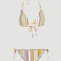 Capri - Bondey Triangle Bikini Set | Multi Stripe