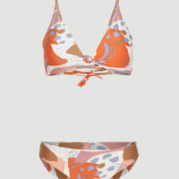 Charlotte - Maoi Bralette Bikini Set | Patchwork Print