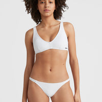 Terry Lucia Longline Triangle Bikini Set | Snow White