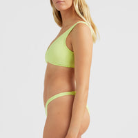 Terry Lucia Longline Triangle Bikini Set | Sunny Lime