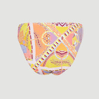 Rita Bikini Bottoms | Yellow Scarf Print