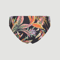 Cruz Bikini Bottoms | Black Tropical Flower