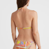 Bondey Bikini Bottoms | Yellow Scarf Print