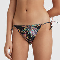 Bondey Bikini Bottoms | Black Tropical Flower