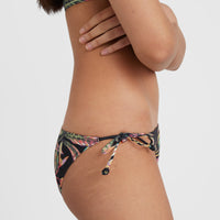 Bondey Bikini Bottoms | Black Tropical Flower