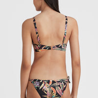 Bondey Bikini Bottoms | Black Tropical Flower