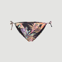 Bondey Bikini Bottoms | Black Tropical Flower