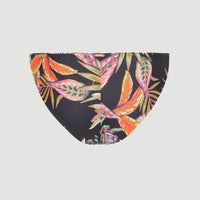 Maoi Bikini Bottoms | Black Tropical Flower